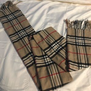 classic check burberry scarf